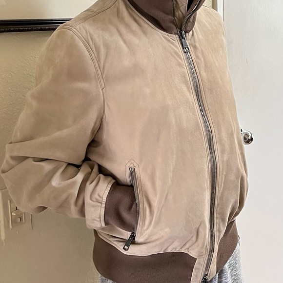 Burberry Other - Burberry brit suede bomber jacket. Men’s size medium.